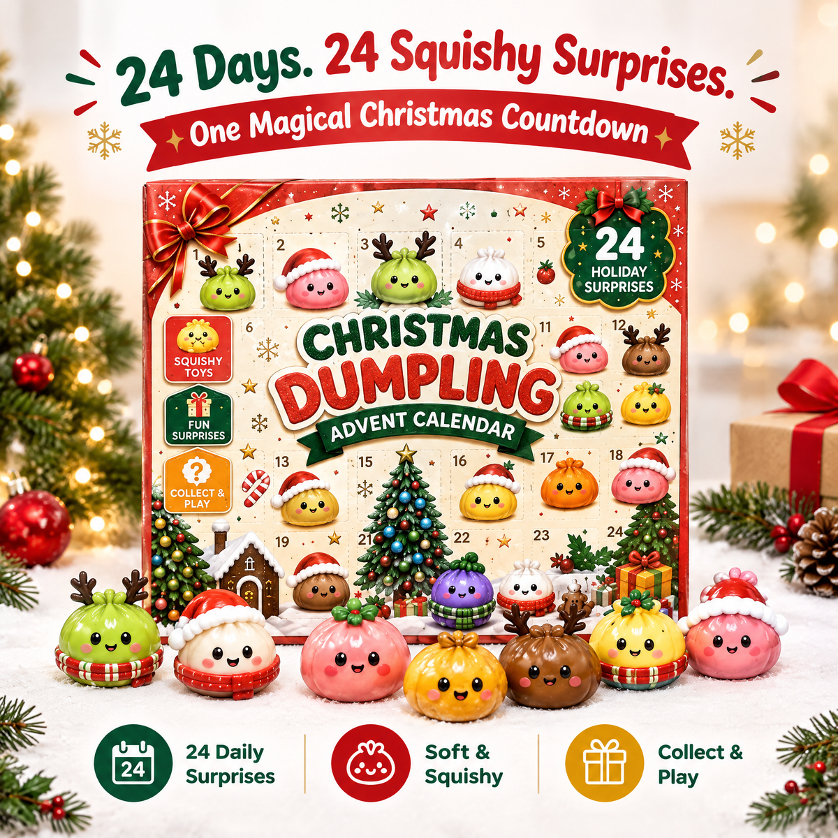 24-Day Squishy Advent Calendar