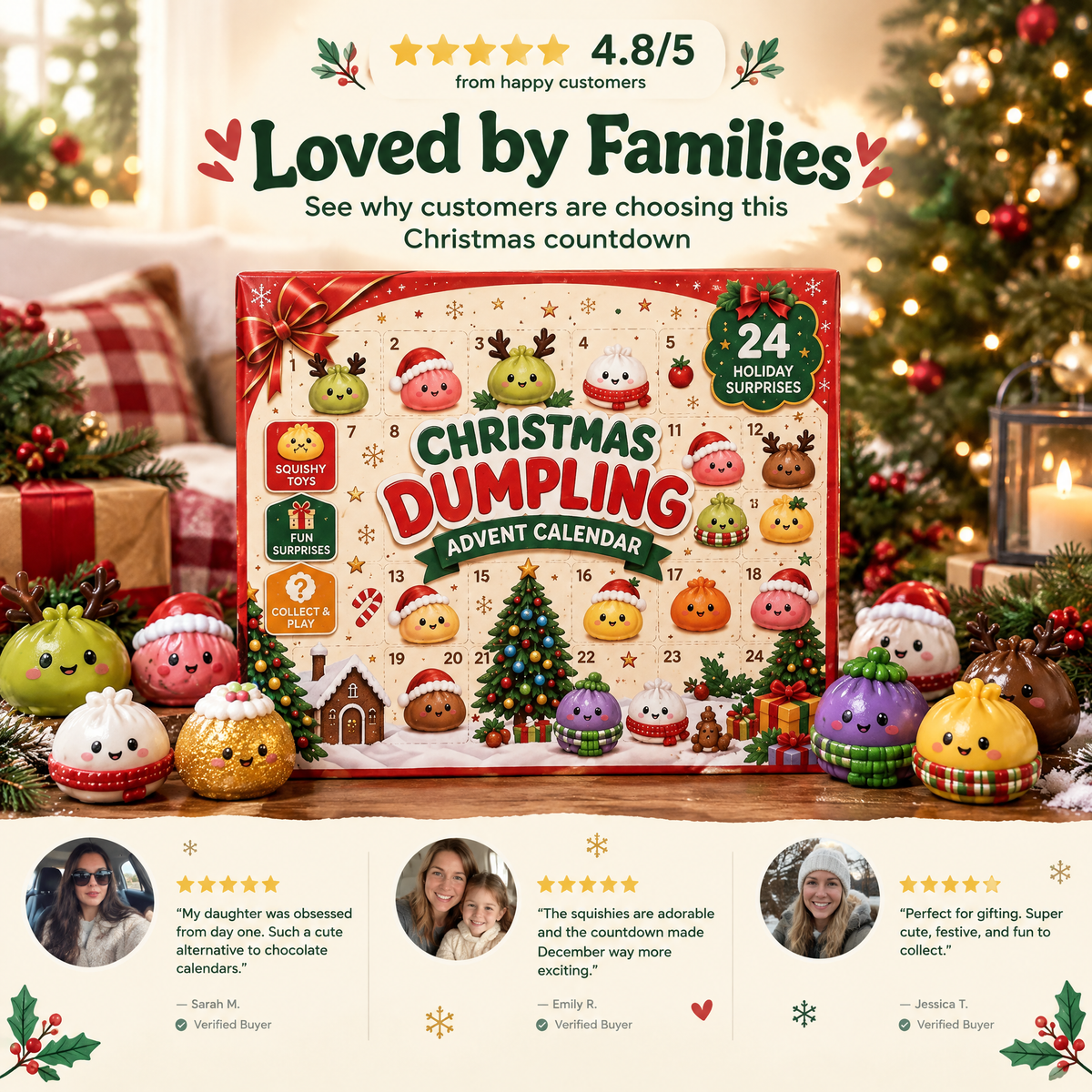 24-Day Squishy Advent Calendar